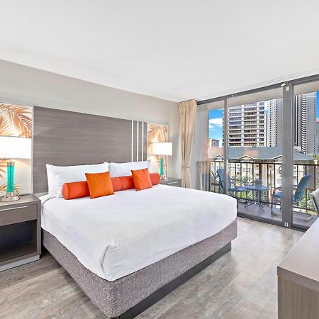 Renovated With City View At Aqua Palms Waikiki Honolulu Exterior foto