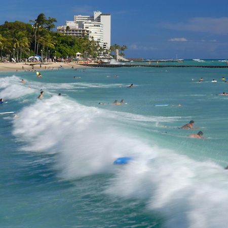 Renovated With City View At Aqua Palms Waikiki Honolulu Exterior foto